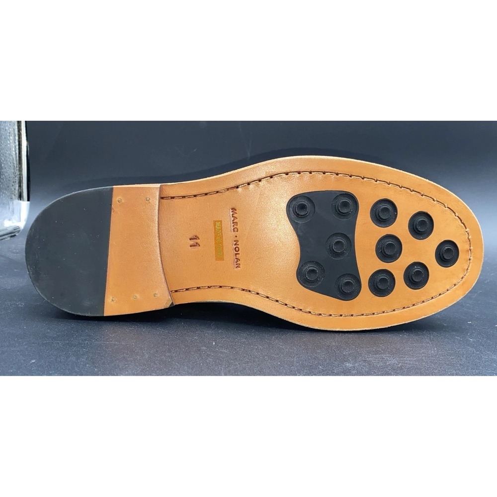 Boardwalk White Sands Leather Horse-Bit Loafers Men's 11 - Picture 10 of 16